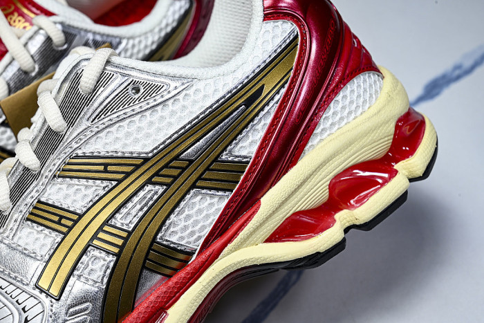 1203A692-100 GEL KAYANO 14 SPORTY AND CASUAL BREATHABLE RUNNING SHOES RED/REDNESS