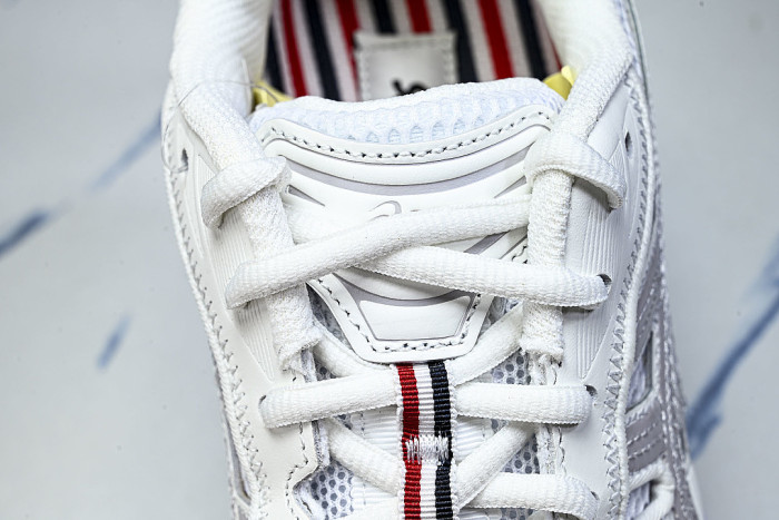 1203B291-100 THOM BROWNE X GEL KAYANO 14 MEN'S AND WOMEN'S CASUAL SHOES WHITE/PURE WHITE