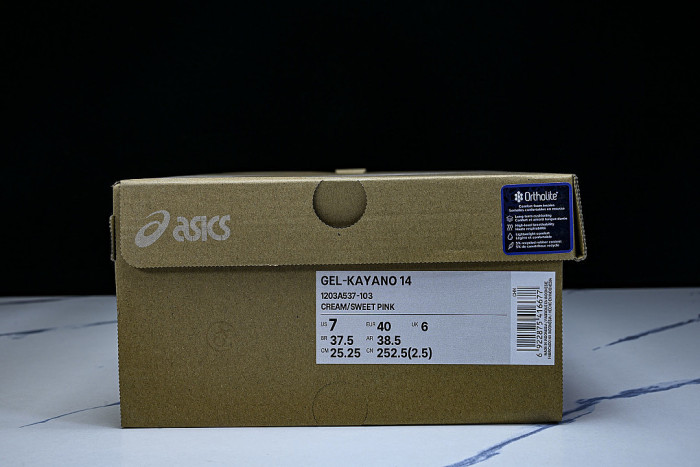 1203A537-103 GEL KAYANO 14 SPORTY AND CASUAL BREATHABLE RUNNING SHOES SILVER/LIGHT PINK