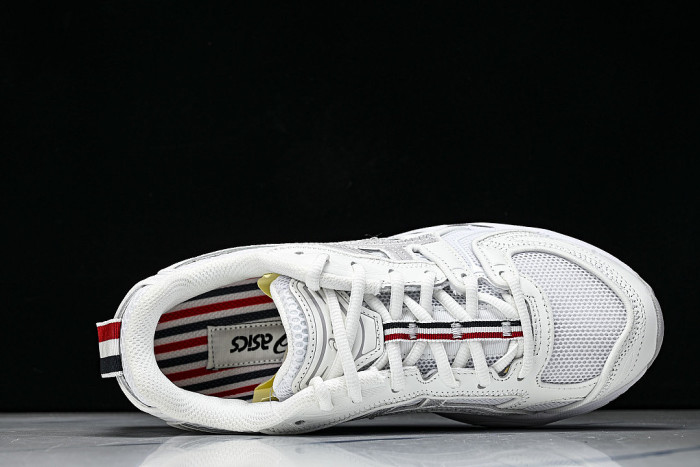 1203B291-100 THOM BROWNE X GEL KAYANO 14 MEN'S AND WOMEN'S CASUAL SHOES WHITE/PURE WHITE