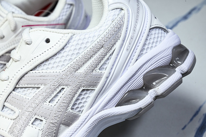 1203B291-100 THOM BROWNE X GEL KAYANO 14 MEN'S AND WOMEN'S CASUAL SHOES WHITE/PURE WHITE