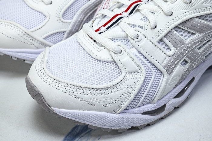 1203B291-100 THOM BROWNE X GEL KAYANO 14 MEN'S AND WOMEN'S CASUAL SHOES WHITE/PURE WHITE