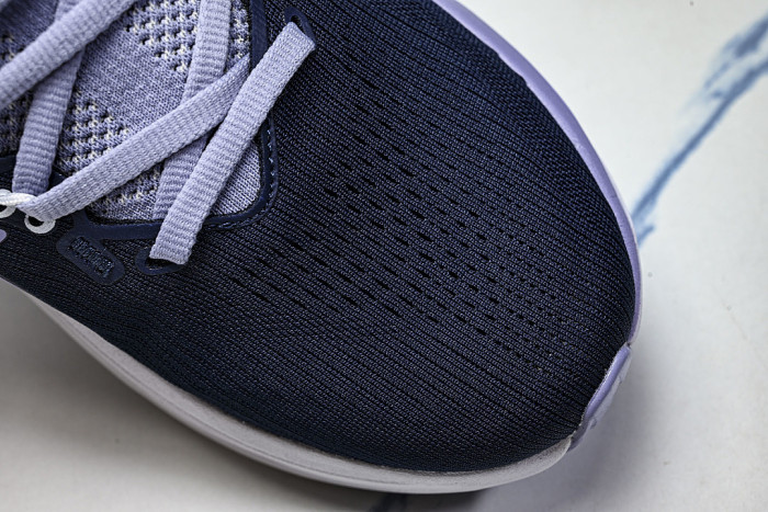 1011C127-402 GEL NIMBUS 28 LOW-TOP RUNNING SHOES NAVY BLUE/PURPLE