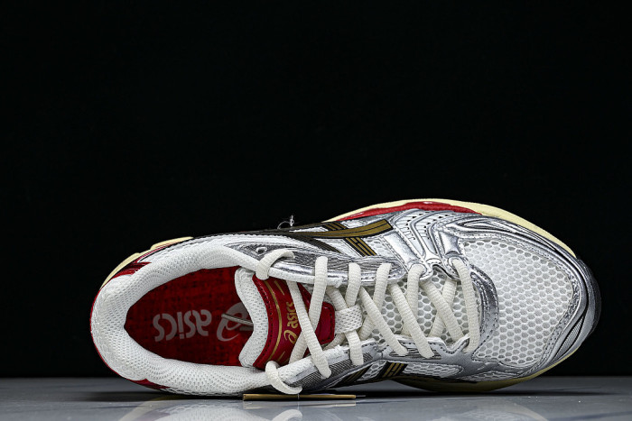 1203A692-100 GEL KAYANO 14 SPORTY AND CASUAL BREATHABLE RUNNING SHOES RED/REDNESS
