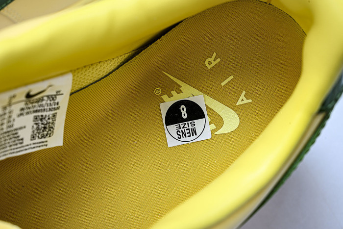 IO4489-700 AIR FORCE 1 07 LOW CASUAL SNEAKERS YELLOW/LIGHT YELLOW