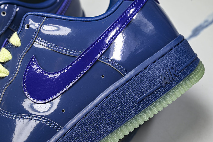IO4489-400 AIR FORCE 1 07 LOW CASUAL SNEAKERS NAVY BLUE/MIDNIGHT BLUE