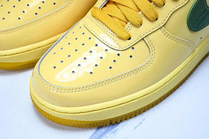 IO4489-700 AIR FORCE 1 07 LOW CASUAL SNEAKERS YELLOW/LIGHT YELLOW