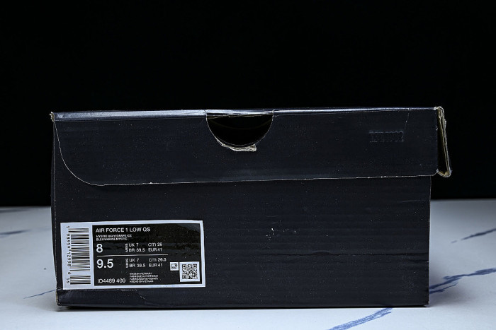 IO4489-400 AIR FORCE 1 07 LOW CASUAL SNEAKERS NAVY BLUE/MIDNIGHT BLUE