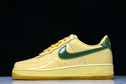 IO4489-700 AIR FORCE 1 07 LOW CASUAL SNEAKERS YELLOW/LIGHT YELLOW