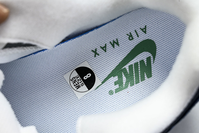 IH7855-100 AIR MAX 95 RETRO SHOCK ABSORBING AIR CUSHIONED RUNNING SHOES NAVY BLUE/WHITE