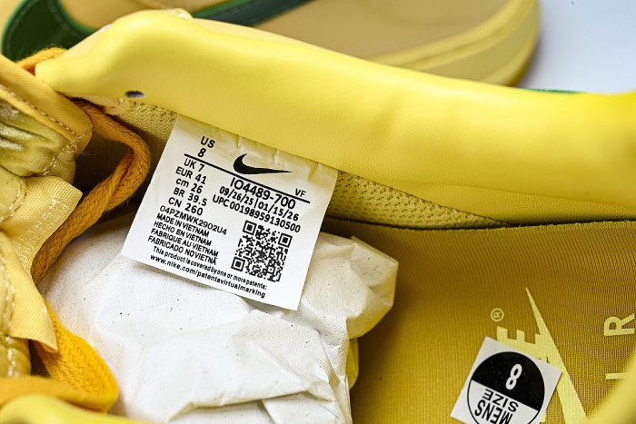 IO4489-700 AIR FORCE 1 07 LOW CASUAL SNEAKERS YELLOW/LIGHT YELLOW