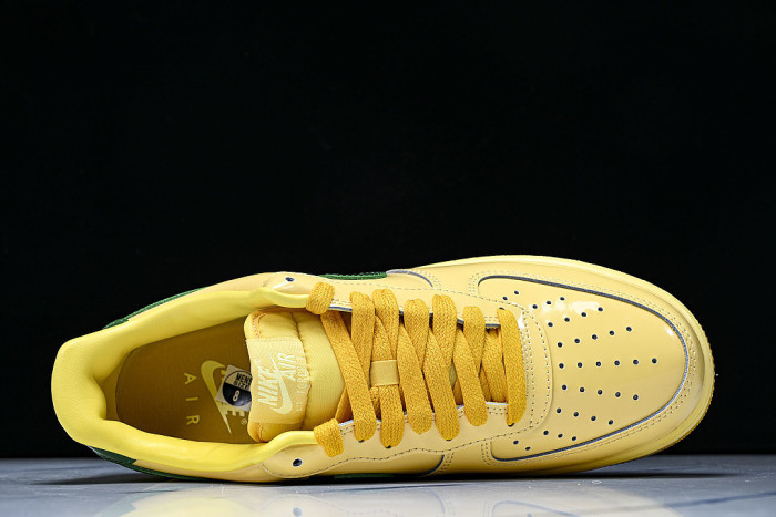 IO4489-700 AIR FORCE 1 07 LOW CASUAL SNEAKERS YELLOW/LIGHT YELLOW