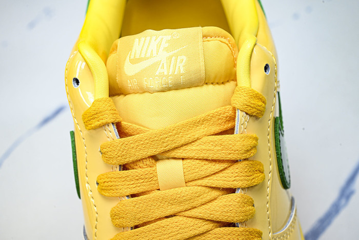 IO4489-700 AIR FORCE 1 07 LOW CASUAL SNEAKERS YELLOW/LIGHT YELLOW