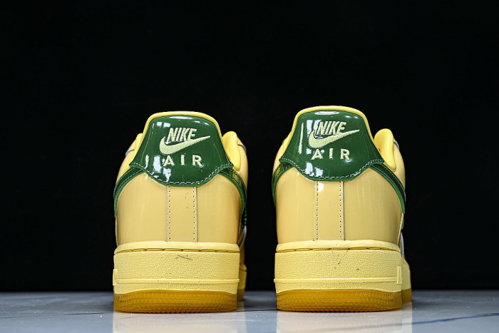 IO4489-700 AIR FORCE 1 07 LOW CASUAL SNEAKERS YELLOW/LIGHT YELLOW