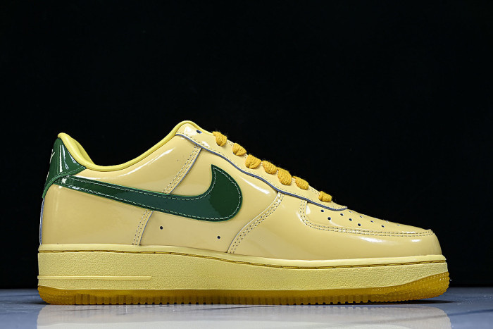 IO4489-700 AIR FORCE 1 07 LOW CASUAL SNEAKERS YELLOW/LIGHT YELLOW