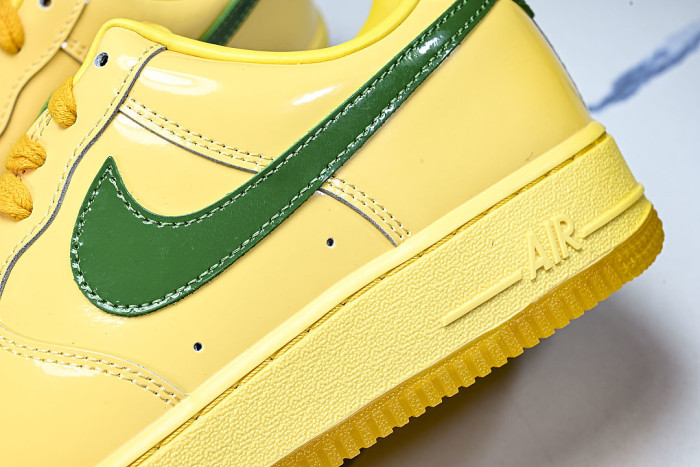 IO4489-700 AIR FORCE 1 07 LOW CASUAL SNEAKERS YELLOW/LIGHT YELLOW