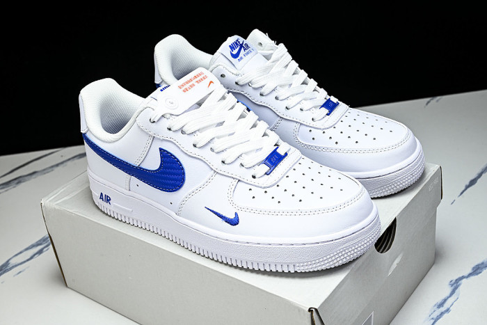 IV5732-100 AIR FORCE 1 LOW 07 CASUAL SNEAKERS WHITE/GAME ROYAL