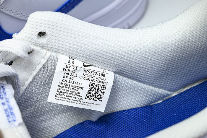 IV5732-100 AIR FORCE 1 LOW 07 CASUAL SNEAKERS WHITE/GAME ROYAL