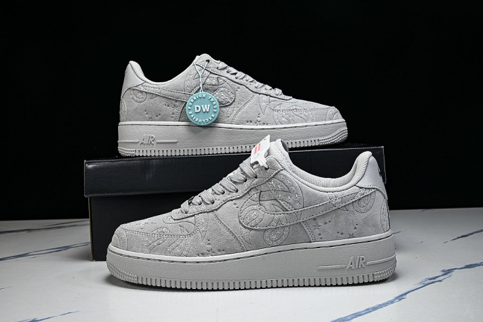 IO1259-00220 AIR FORCE 1 07 LOW CASUAL SNEAKERS GREY/GREY/GREY