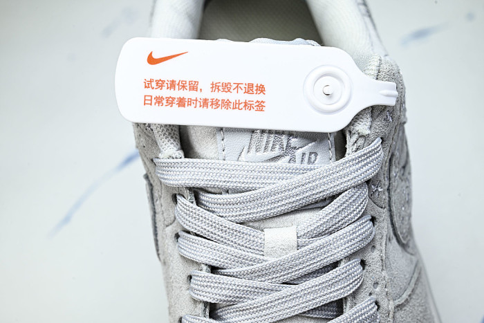 IO1259-00220 AIR FORCE 1 07 LOW CASUAL SNEAKERS GREY/GREY/GREY