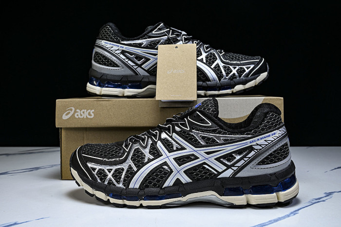 1203A388-001 GEL-KAYANO 20 BLACK/PURE SILVER