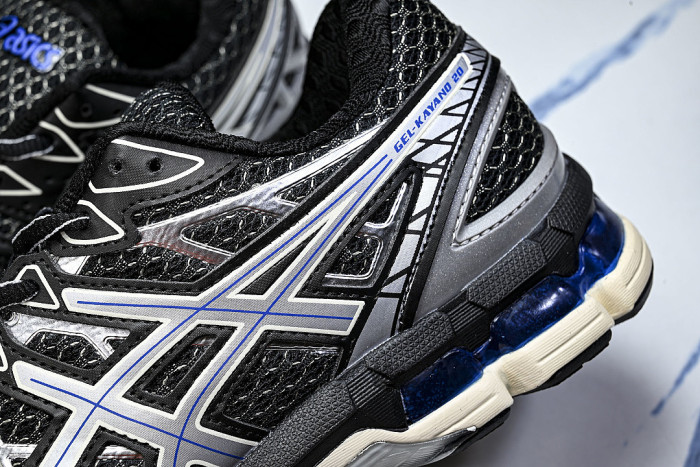 1203A388-001 GEL-KAYANO 20 BLACK/PURE SILVER
