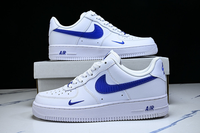 IV5732-100 AIR FORCE 1 LOW 07 CASUAL SNEAKERS WHITE/GAME ROYAL