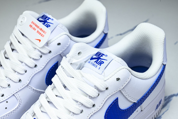 IV5732-100 AIR FORCE 1 LOW 07 CASUAL SNEAKERS WHITE/GAME ROYAL
