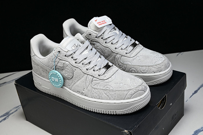 IO1259-00220 AIR FORCE 1 07 LOW CASUAL SNEAKERS GREY/GREY/GREY