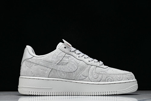 IO1259-00220 AIR FORCE 1 07 LOW CASUAL SNEAKERS GREY/GREY/GREY
