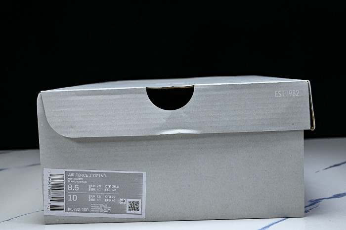 IV5732-100 AIR FORCE 1 LOW 07 CASUAL SNEAKERS WHITE/GAME ROYAL