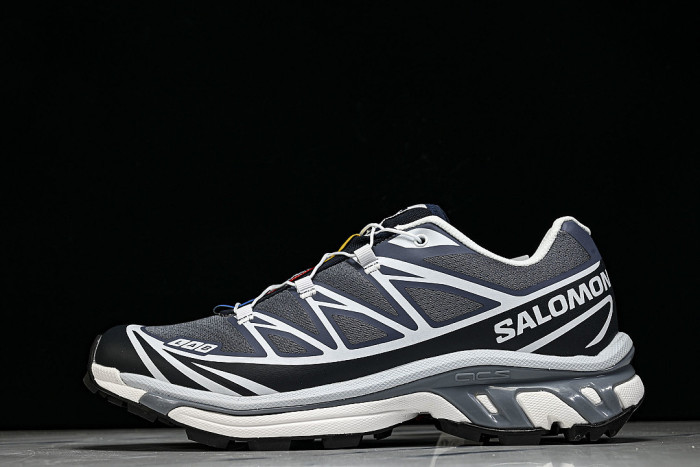 412529-28 XT-6 OUTDOOR TRAIL RUNNING SHOES GREY/WHITE/BLACK