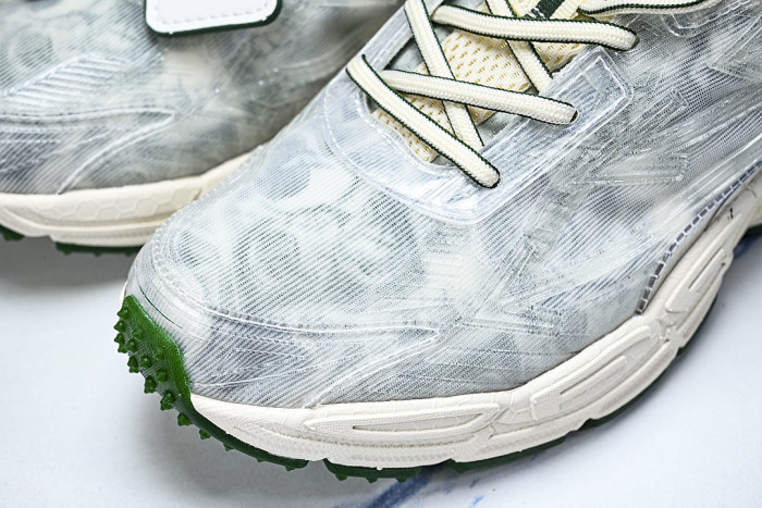 HIGH-TOP THICK-SOLED CASUAL SPORTS SHOES BLUE/WHITE/GREEN