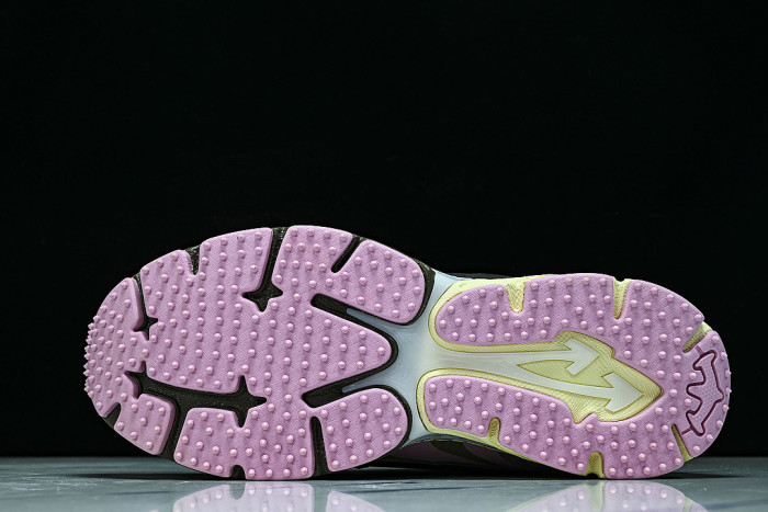 HIGH-TOP THICK-SOLED CASUAL SPORTS SHOES PINK/GREEN/BLACK/WHITE