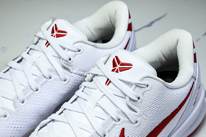HM6469-101 KOBE 8 SYSTEM MEN'S PRACTICAL BASKETBALL SHOES WHITE/RED