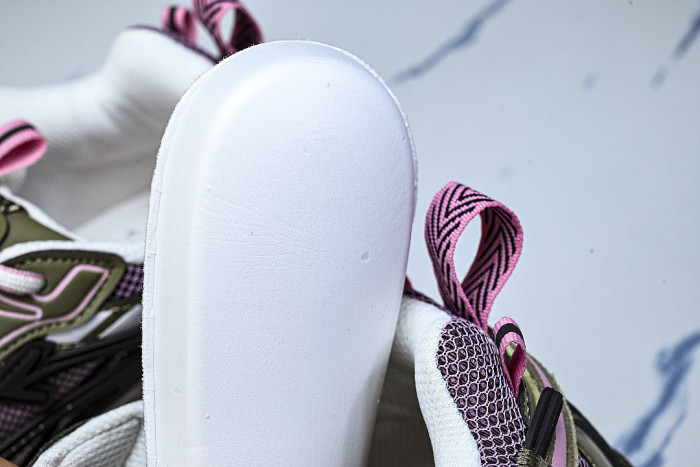 HIGH-TOP THICK-SOLED CASUAL SPORTS SHOES PINK/GREEN/BLACK/WHITE