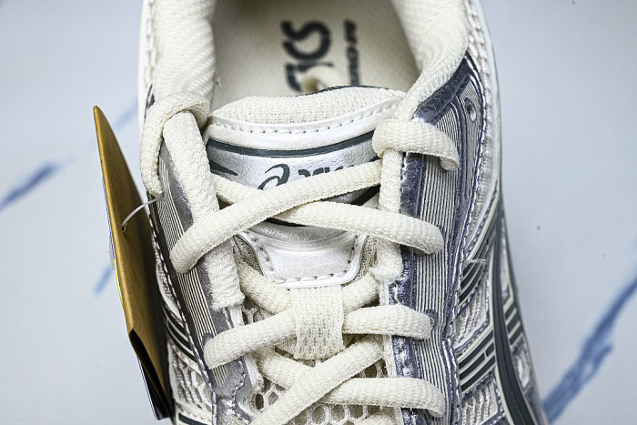 1201A019-200 GEL KAYANO 14 SPORTY AND CASUAL BREATHABLE RUNNING SHOES BIRCH/DARK PEWTER