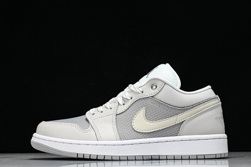 IO2049-100 JORDAN 1 LOW SE OFF WHITE/SOFT PEARL/LIGHT SMOKE GREY