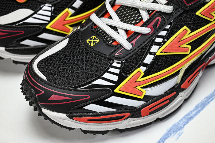 HIGH-TOP THICK-SOLED CASUAL SPORTS SHOES BLACK/WHITE/RED/ORANGE/YELLOW