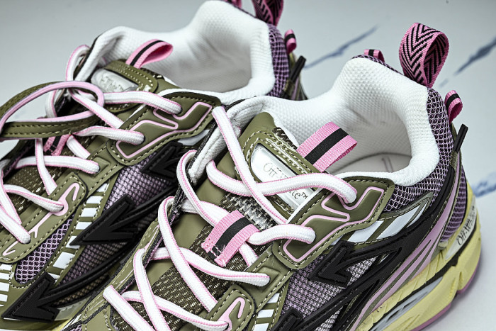 HIGH-TOP THICK-SOLED CASUAL SPORTS SHOES PINK/GREEN/BLACK/WHITE
