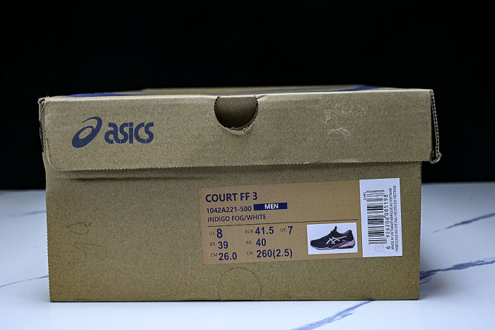 1042A221-500 COURT FF 3 CLAY INDIGO FOG/WHITE