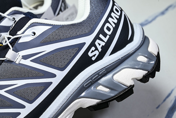 412529-28 XT-6 OUTDOOR TRAIL RUNNING SHOES GREY/WHITE/BLACK