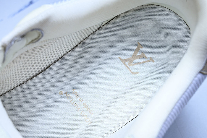 LEATHER CASUAL SPORTS SHOES BEIGE/BROWN/WHITE