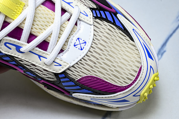 HIGH-TOP THICK-SOLED CASUAL SPORTS SHOES WHITE/PURPLE/BLUE/BLACK