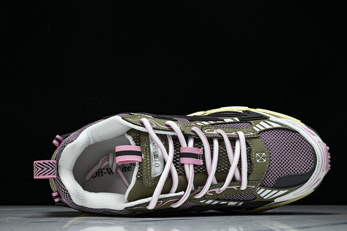 HIGH-TOP THICK-SOLED CASUAL SPORTS SHOES PINK/GREEN/BLACK/WHITE