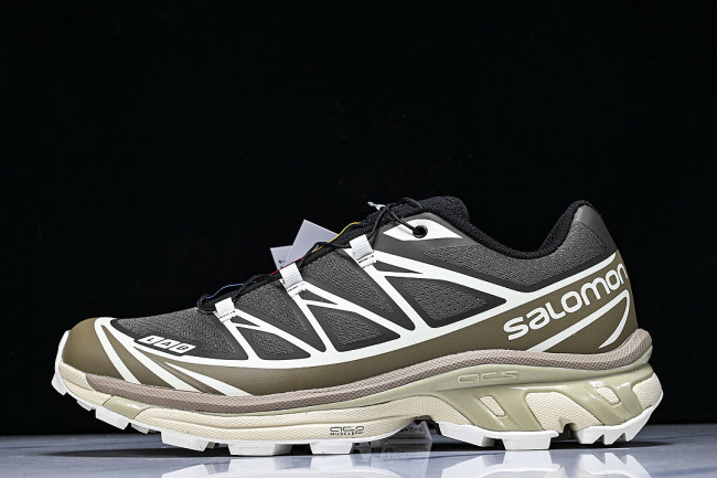 473058-28 XT-6 OUTDOOR TRAIL RUNNING SHOES BROWN/BLACK/WHITE