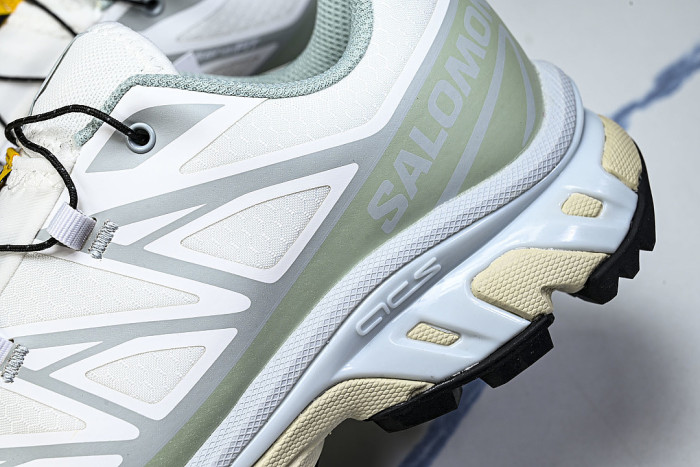 479900-28 XT-6 OUTDOOR TRAIL RUNNING SHOES WHITE/GREEN