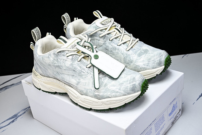 HIGH-TOP THICK-SOLED CASUAL SPORTS SHOES BLUE/WHITE/GREEN