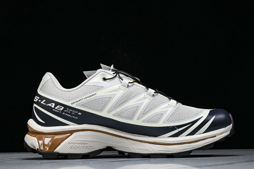 471366-28 XT-6 OUTDOOR TRAIL RUNNING SHOES GREY/BLACK/BROWN