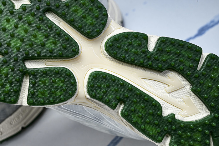 HIGH-TOP THICK-SOLED CASUAL SPORTS SHOES BLUE/WHITE/GREEN